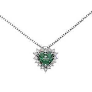 Collana Donna Oro Donna Luce in Oro Smeraldo 0.47 Ct DHPE9130.004 - DHPE9130.004